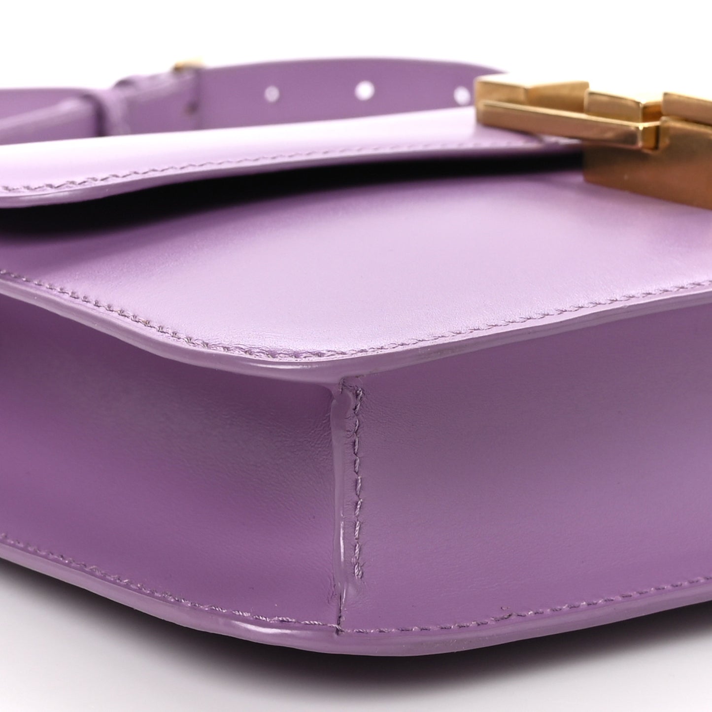 Smooth Calfskin Carre Satchel Lilas