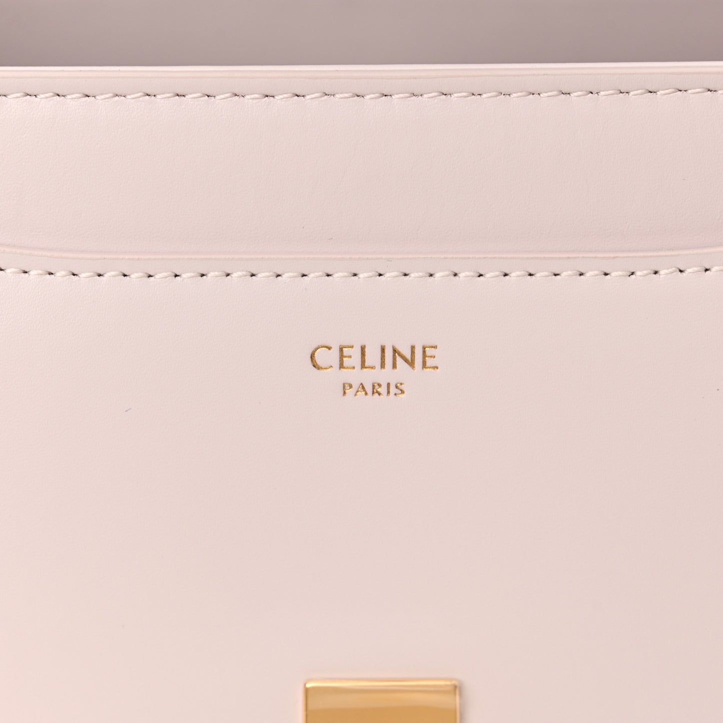 Satinated Calfskin Small 16 Top Handle Bag Poudre