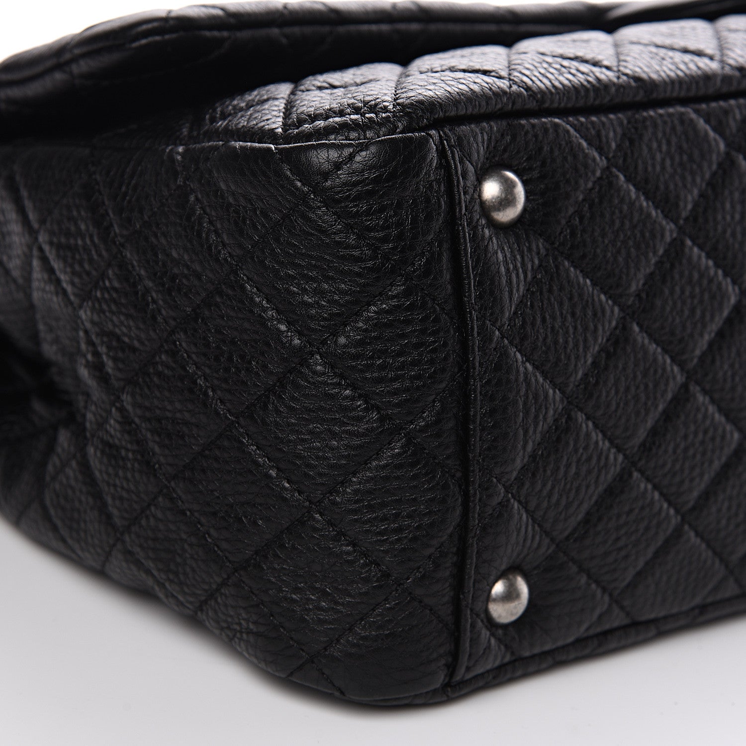 Chanel Calfskin Quilted XXL Travel Flap Bag Black 7 of 10