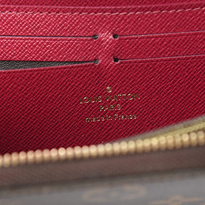 Louis Vuitton Monogram Clemence Wallet Fuchsia 5 of 7