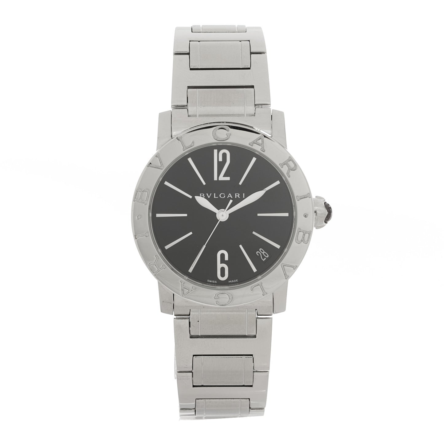 Stainless Steel 33mm Automatic Watch Black