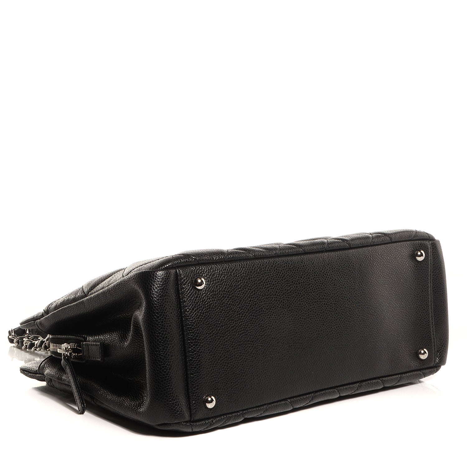 Chanel Caviar CC Timeless Tote Black 4 of 8