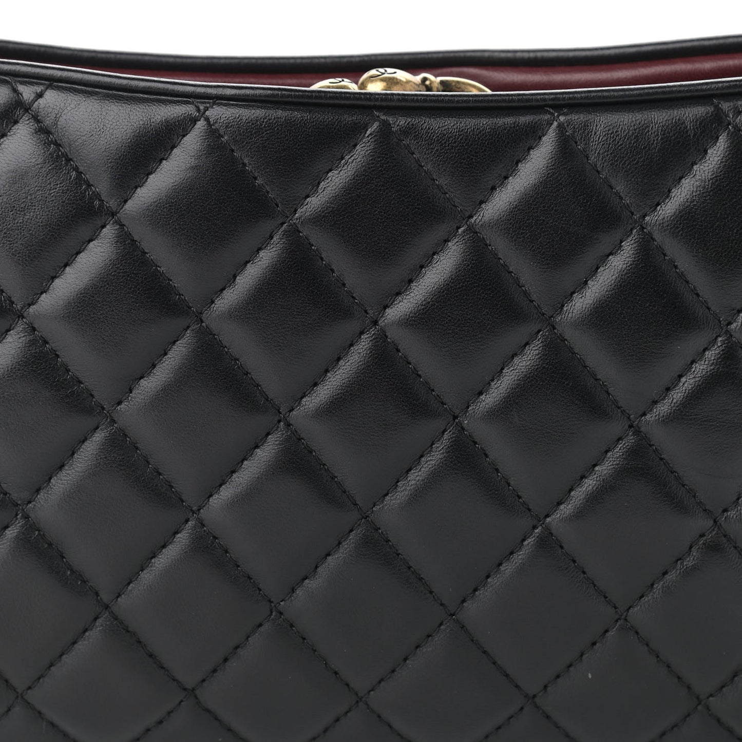 Lambskin Quilted Small Bag Black