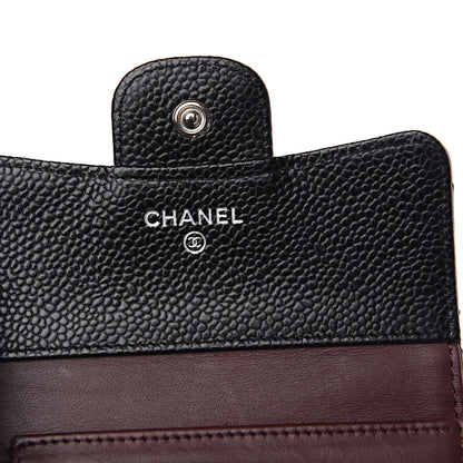 Chanel Caviar Quilted Compact Flap Wallet Black 5 of 7