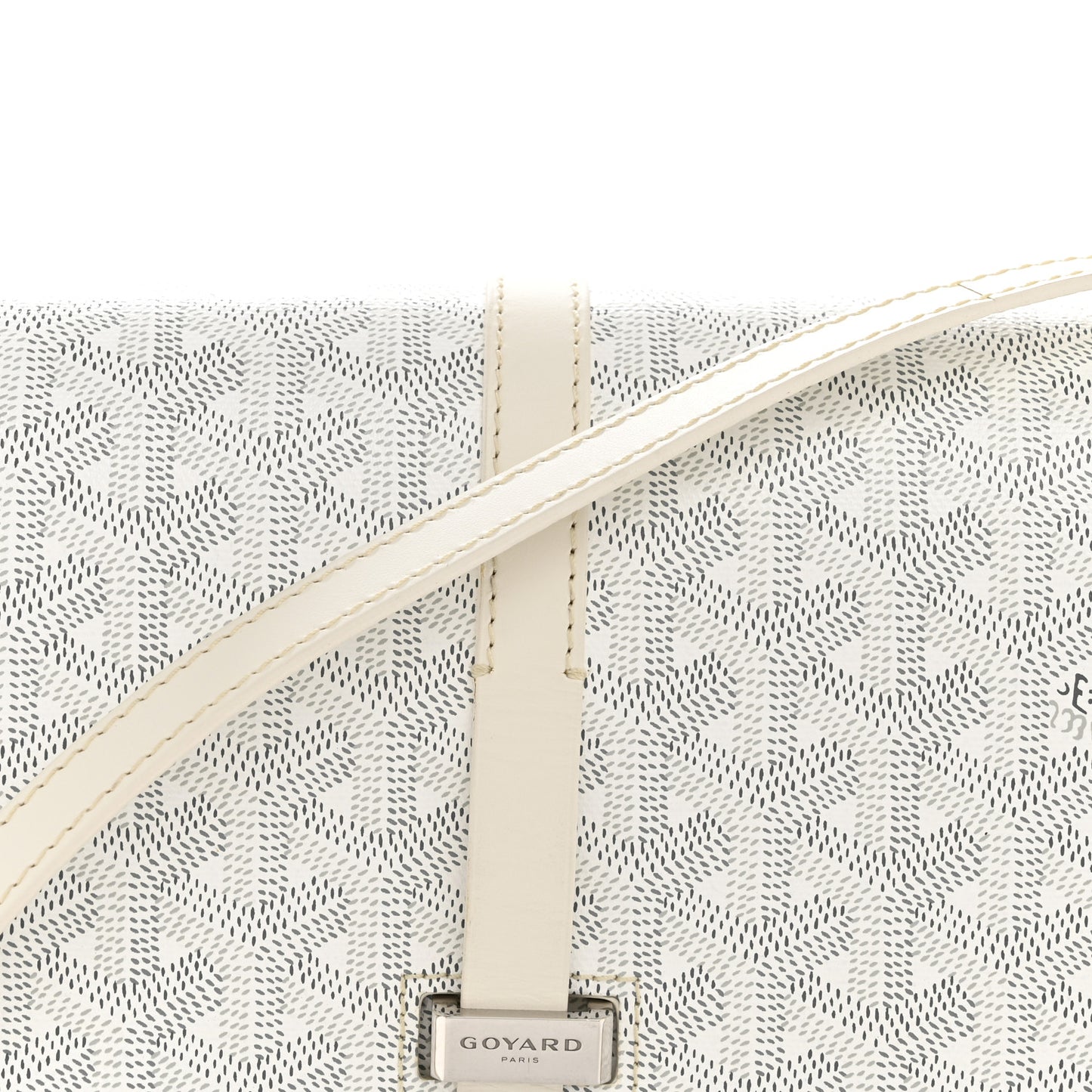 Goyardine Belvedere II PM Messenger Bag White