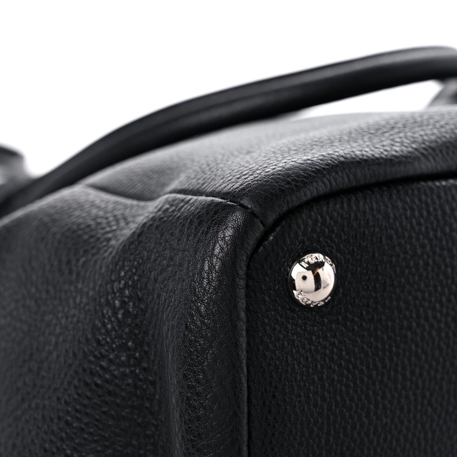 Prada Vitello Daino Side Pocket Tote Black 9 of 11
