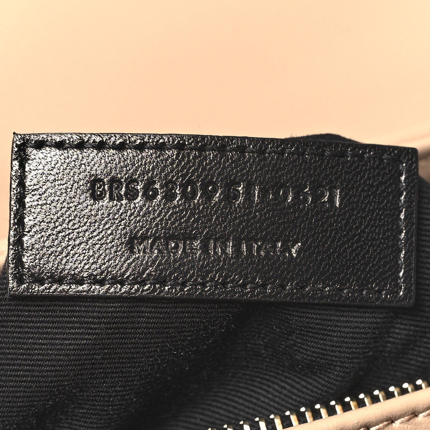 Saint Laurent Calfskin Y Quilted Monogram Toy Loulou Crossbody Bag Dark Beige 7 of 11