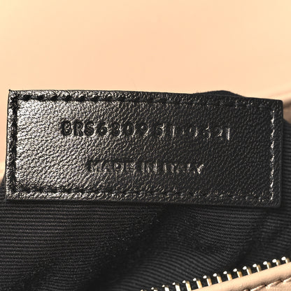 Saint Laurent Calfskin Y Quilted Monogram Toy Loulou Crossbody Bag Dark Beige 7 of 11