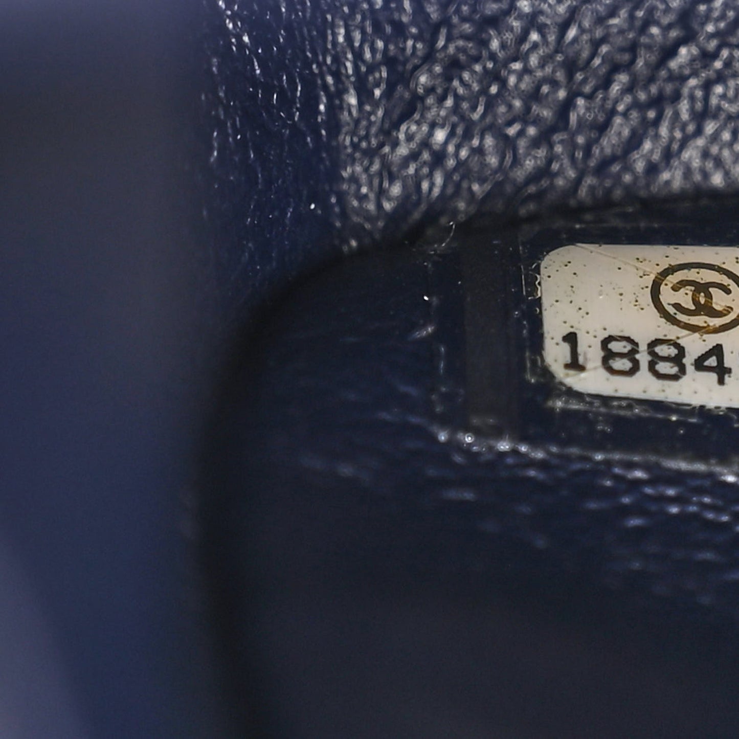 Caviar Quilted Medium Double Flap Navy
