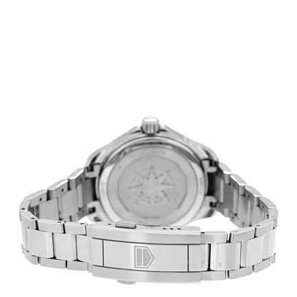 Tag Heuer Stainless Steel Mother of Pearl 34mm Aquaracer Lady Professional 200 Solargraph Quartz Watch WBP1312 3 of 5