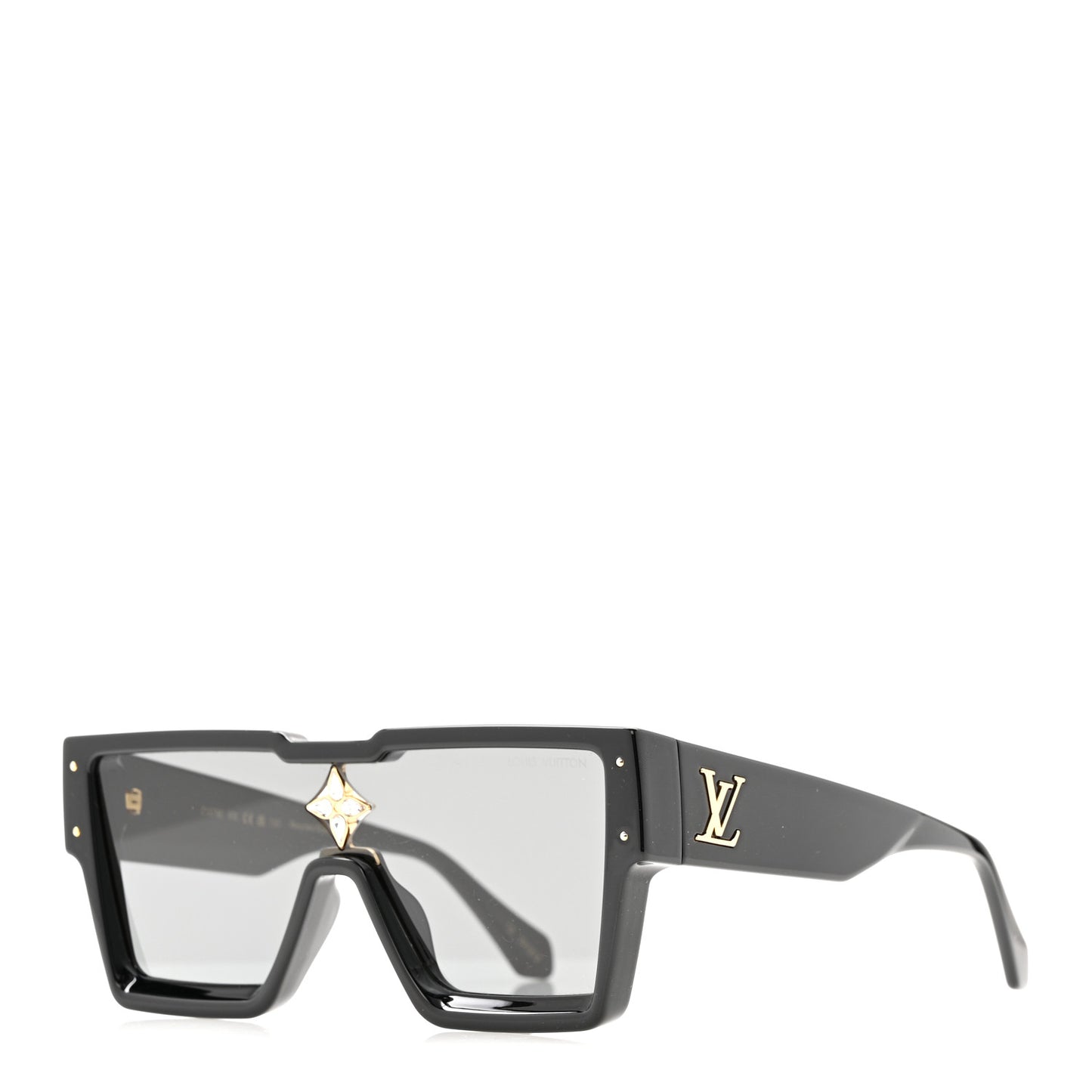 Acetate Swarovski Crystal Cyclone Sunglasses Z1578E Black