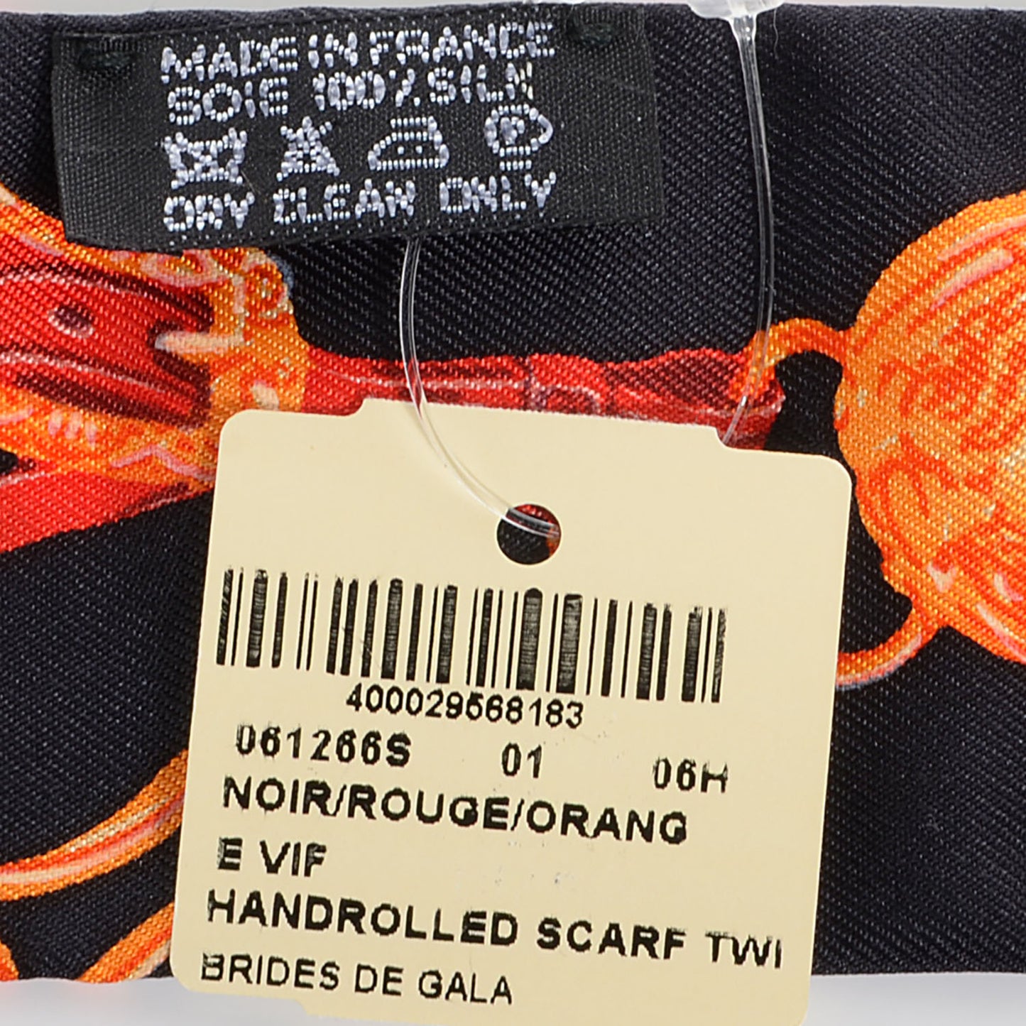 Silk Brides De Gala Twilly Noir Rouge Orange Vif