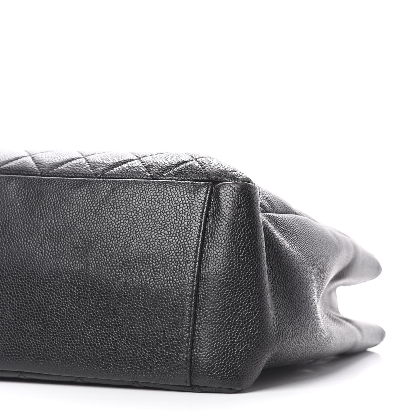 Caviar Quilted Grand Shopping Tote GST Black
