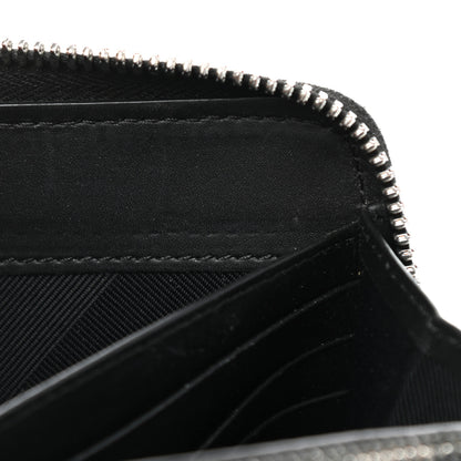 Burberry London Grainy Calfskin Renfrew Long Zip Around Wallet Black 5 of 11