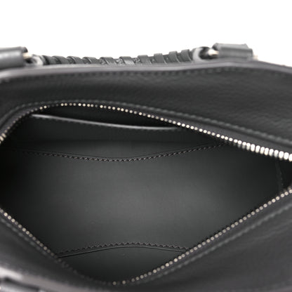 Balenciaga Grained Calfskin Neo Classic Silver Hardware Mini City Dark Grey 5 of 11