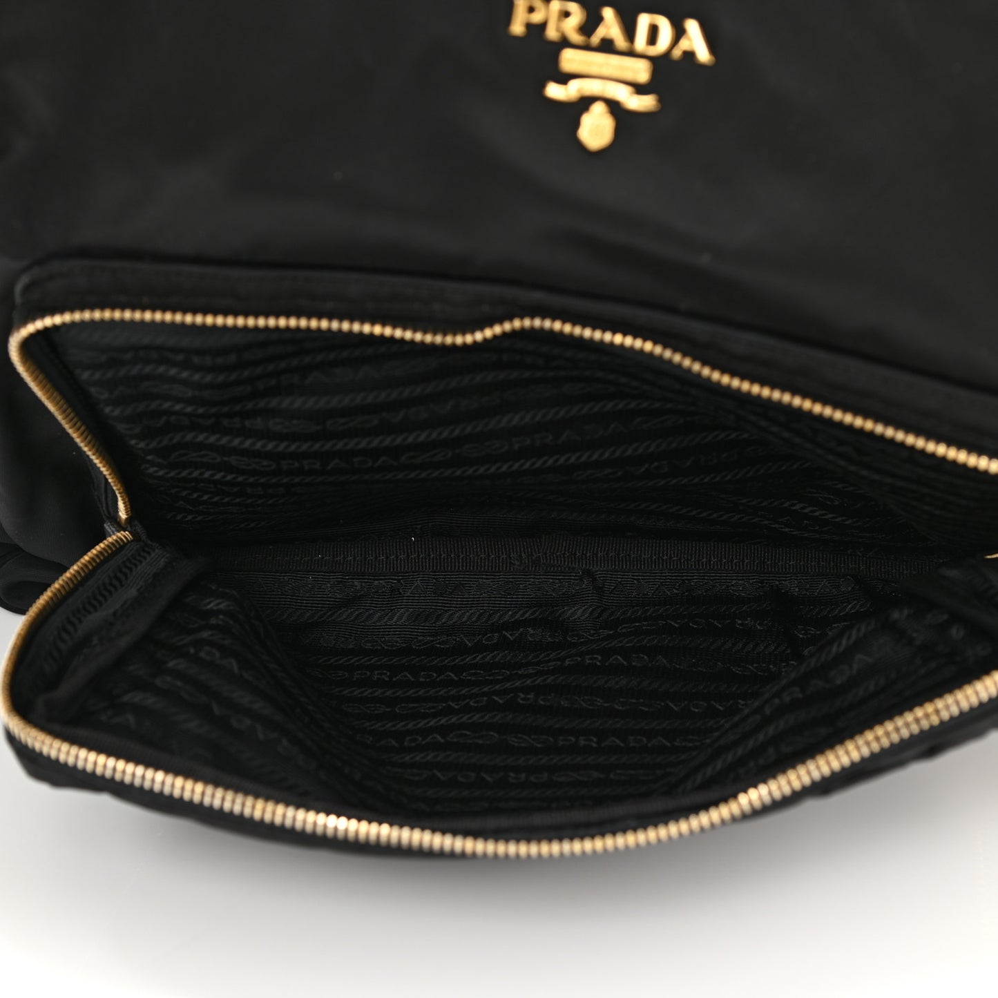 Nylon Vela Baby Bag Black