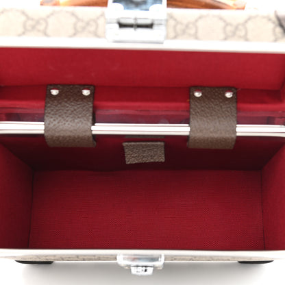 Gucci GG Supreme Monogram Globe-Trotter Beauty Case Brown 5 of 10