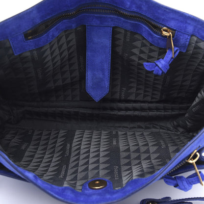 Proenza Schouler Suede PS1 Medium Satchel Royal Blue 6 of 15