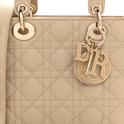 Christian Dior Lambskin Cannage Small My ABCDior Lady Dior Beige 14 of 19