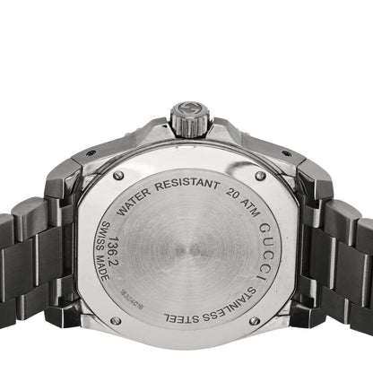 Gucci Stainless Steel 45mm Dive Quartz Watch Black 4 of 5