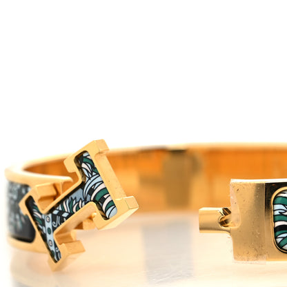 Hermes Enamel Narrow Print Clic Clac H Bracelet PM By The Sea 4 of 5