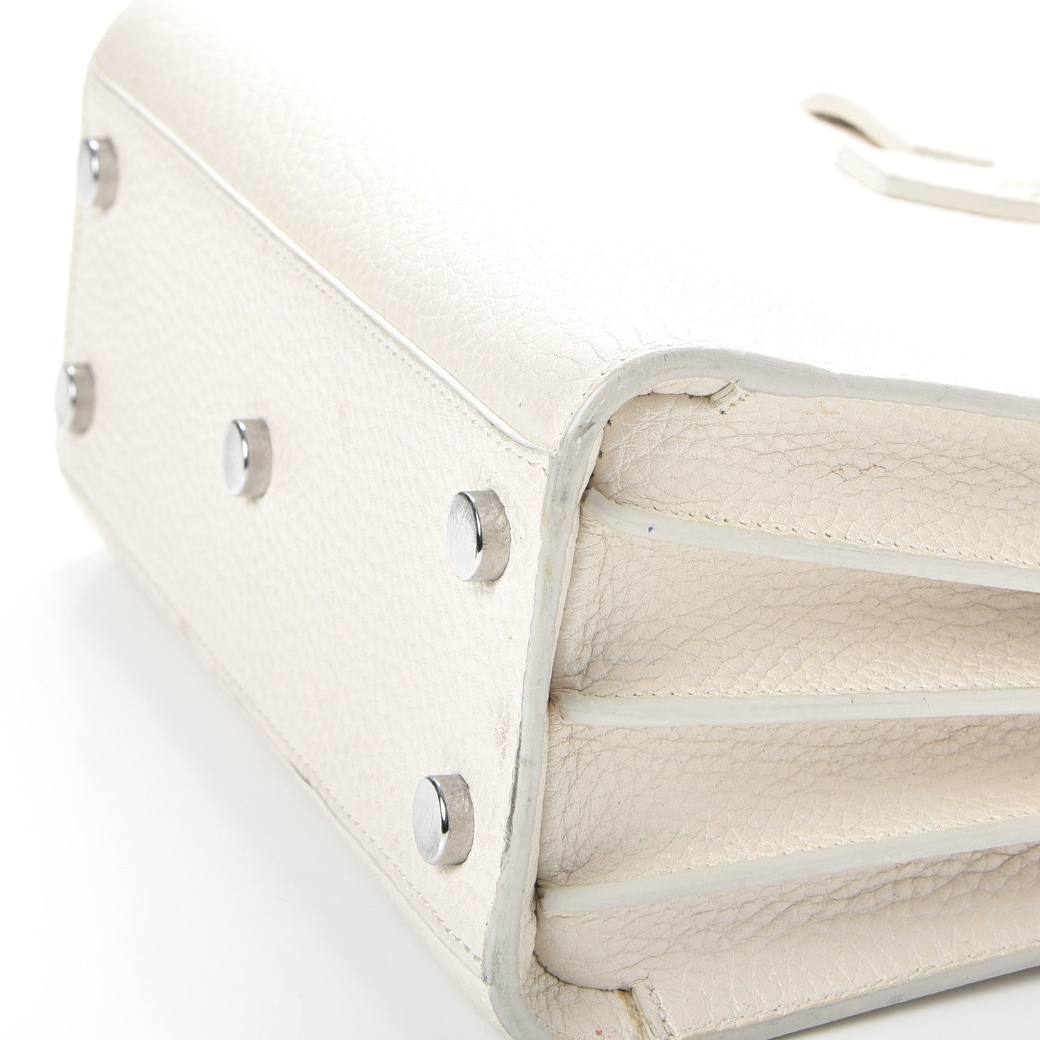 Saint Laurent Calfskin Nano Sac de Jour Dove White 17 of 19