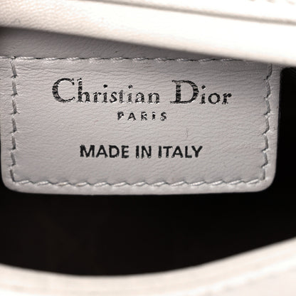 Christian Dior Lambskin Cannage Medium Lady Dior White 10 of 21