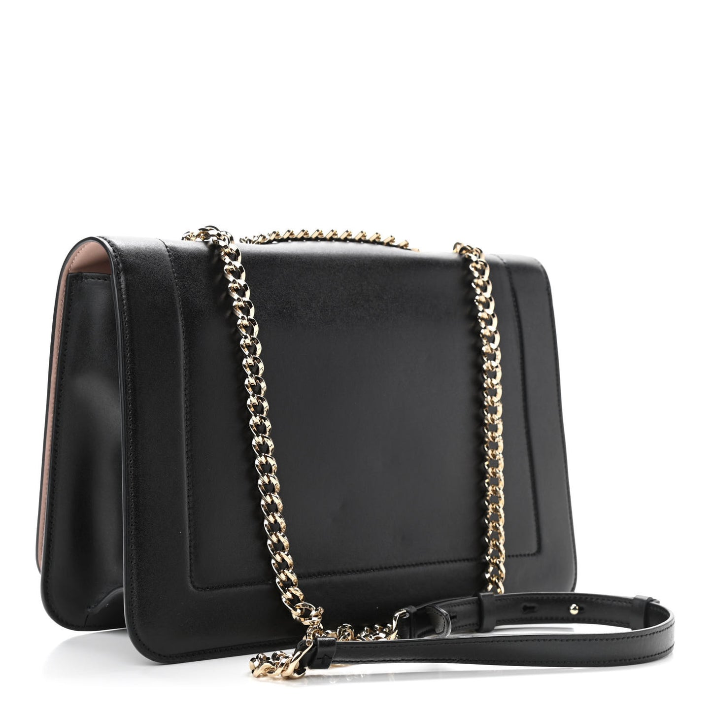 Calfskin Vara Crossbody Bag Black Bonbon