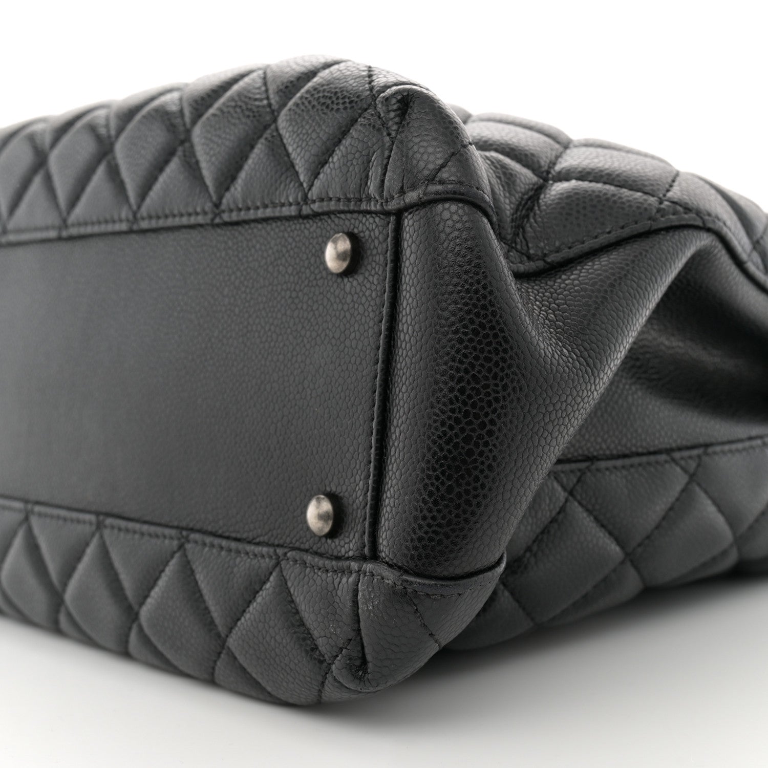 Chanel Caviar Quilted City Shopping Tote Black 9 of 13