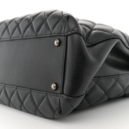Chanel Caviar Quilted City Shopping Tote Black 9 of 13