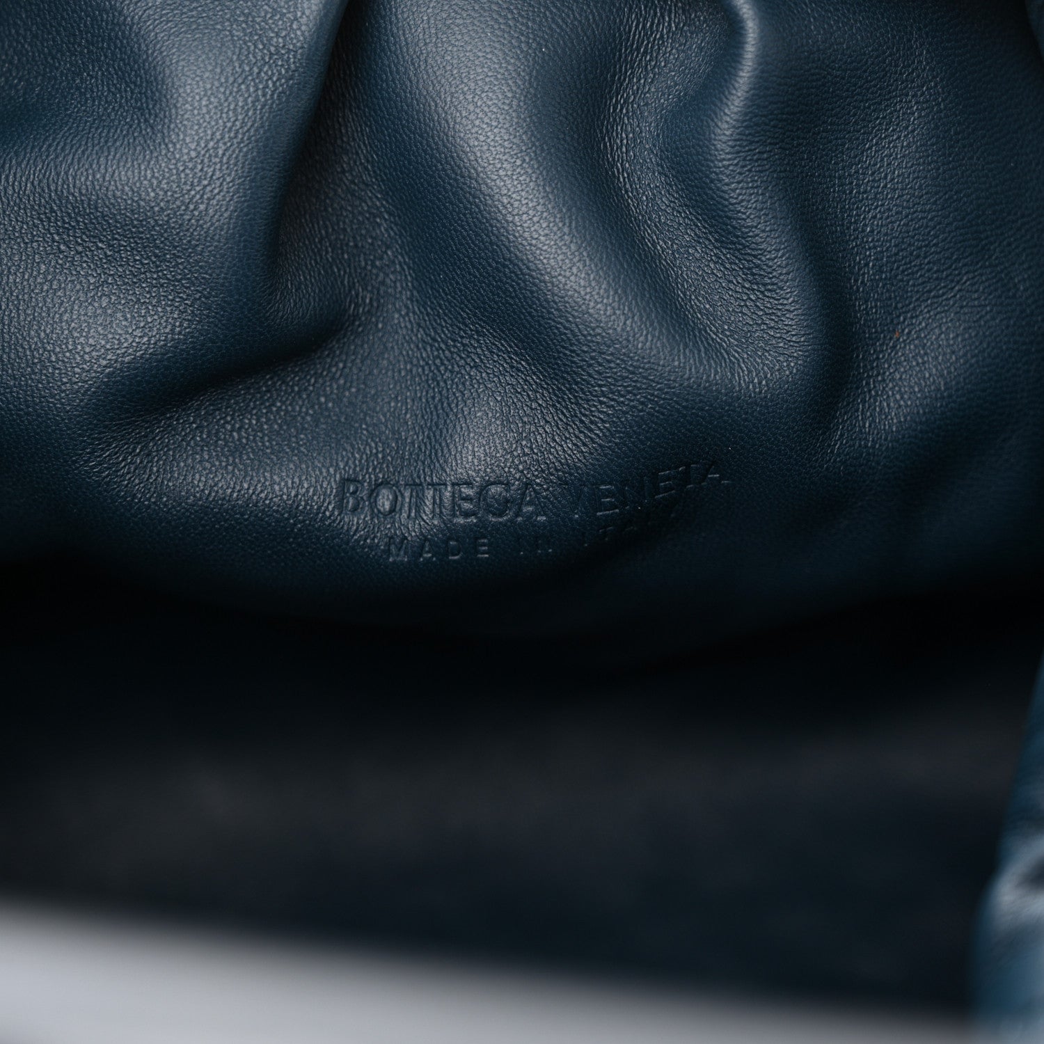 Bottega Veneta Nappa Maxi Intrecciato The Pouch Oversized Clutch Deep Blue 6 of 10