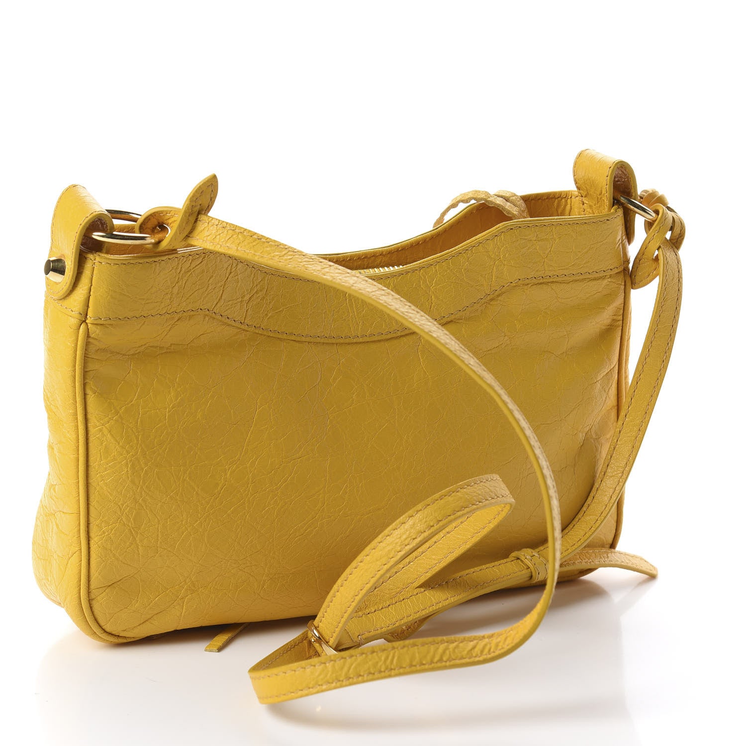Balenciaga Agneau Classic Gold Hardware Hip Jaune Epi 2 of 9
