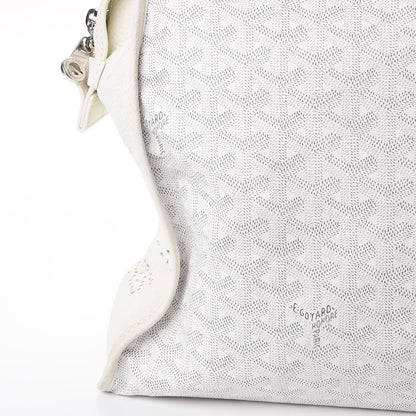 Goyard Goyardine Sac Hardy Pet Carrier PM White 9 of 16