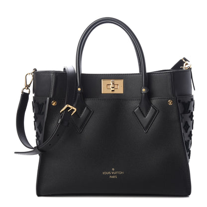 Louis Vuitton Calfskin Monogram Tufting On My Side Black 1 of 8