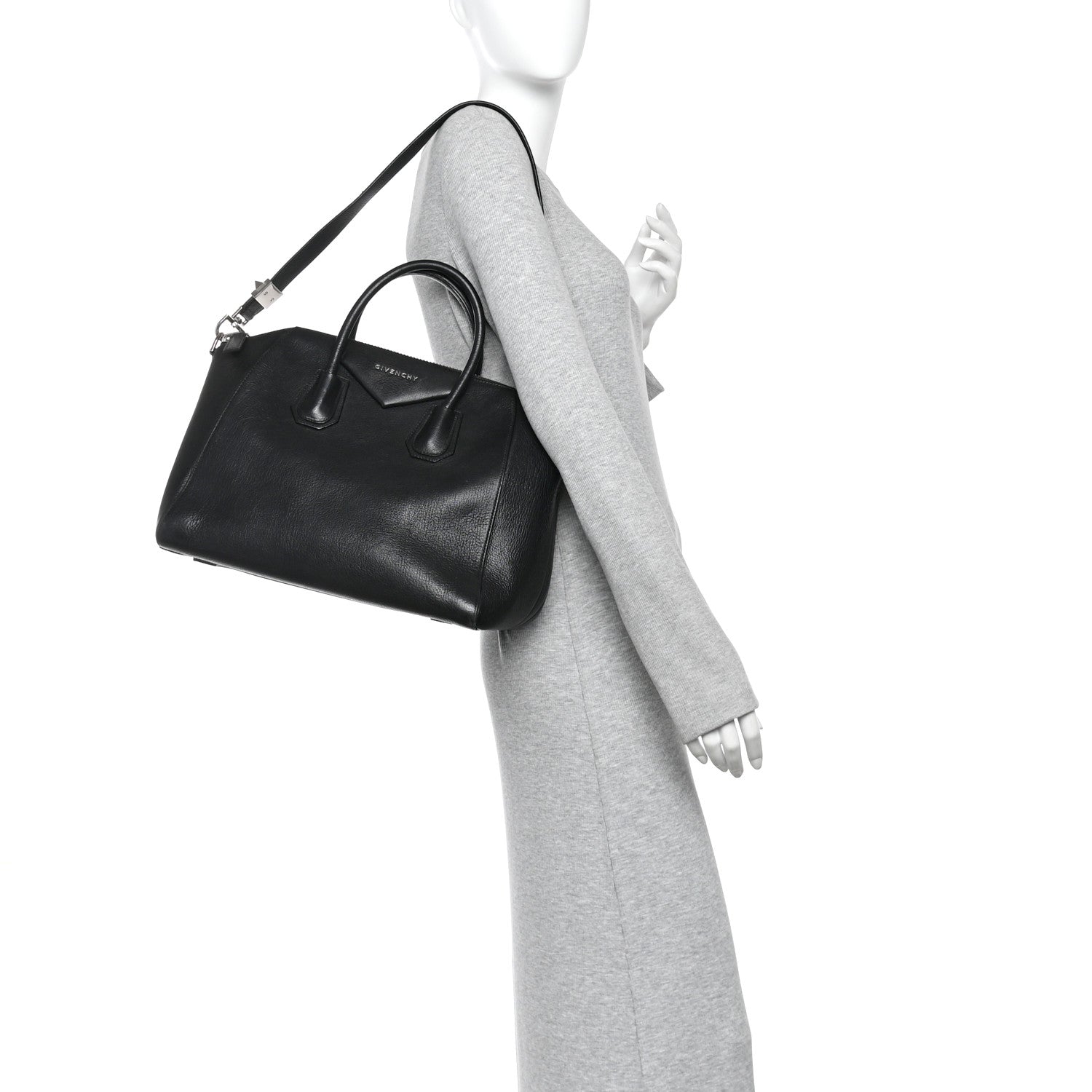 Givenchy Sugar Goatskin Medium Antigona Black 2 of 10