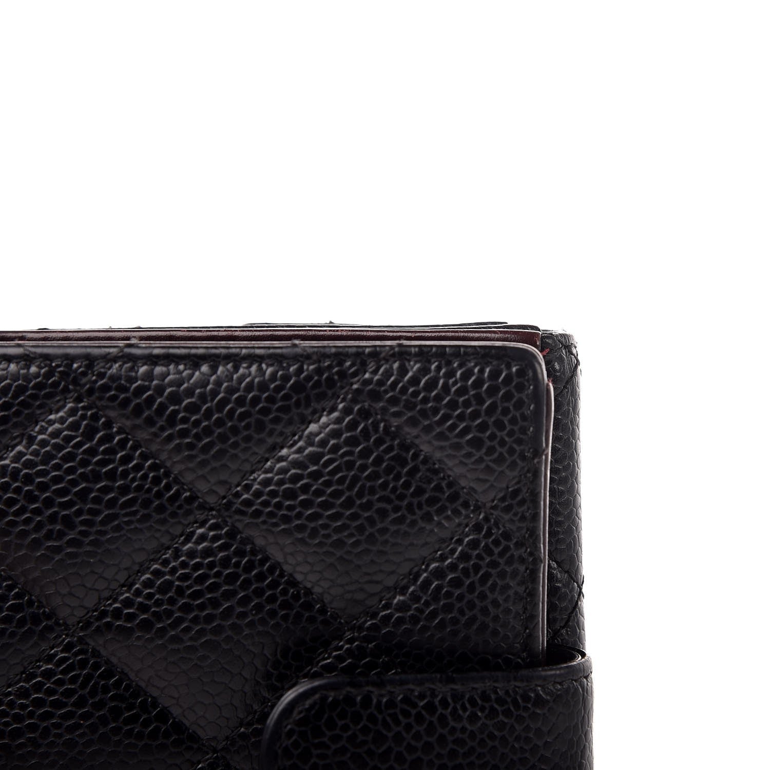 Chanel Caviar Quilted Compact French Flap Wallet Black 10 of 10