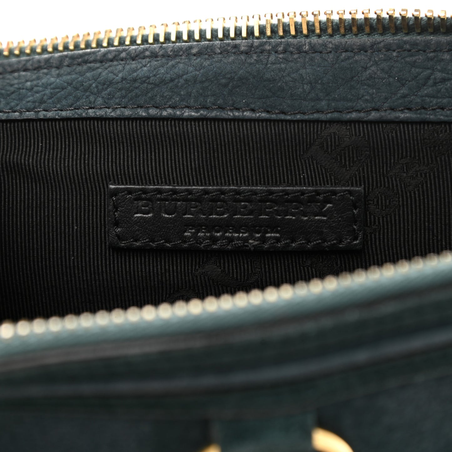 Prorsum Grainy Nubuck Alma Owl Clutch Indigo Green