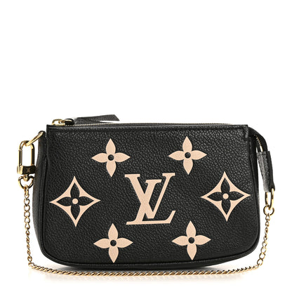 Louis Vuitton Empreinte Monogram Giant Mini Pochette Accessories Black 1 of 7