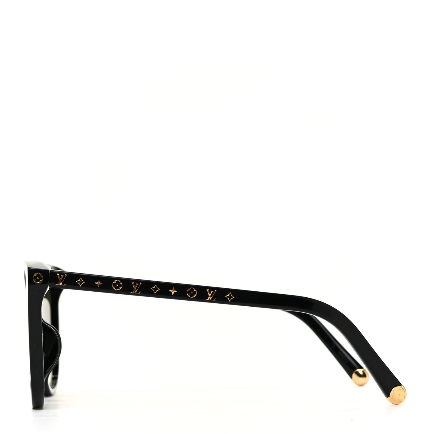 Acetate My Monogram Light Cat Eye Sunglasses Z1657E Black
