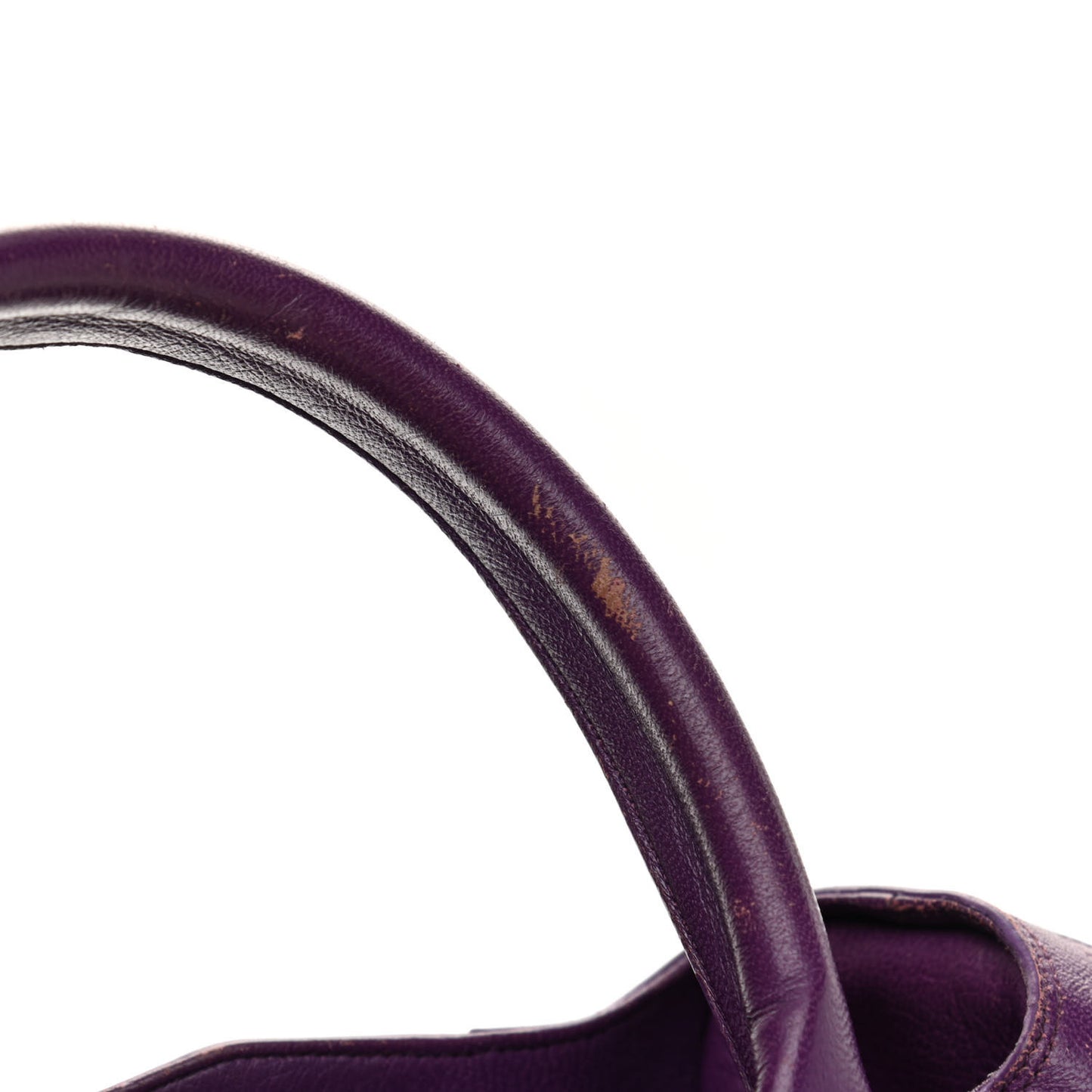 Agneau Classic Silver Hardware Riva Velo Purple