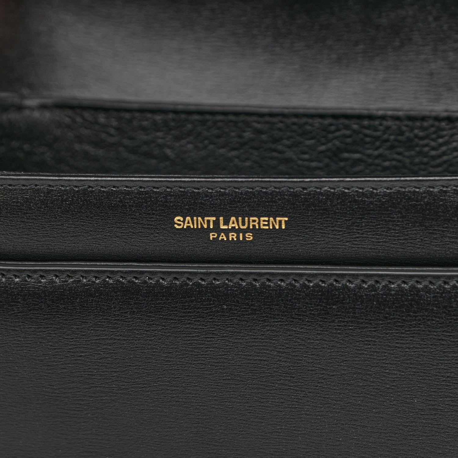 Saint Laurent Calfskin Le 61 Shoulder Bag Black 6 of 10