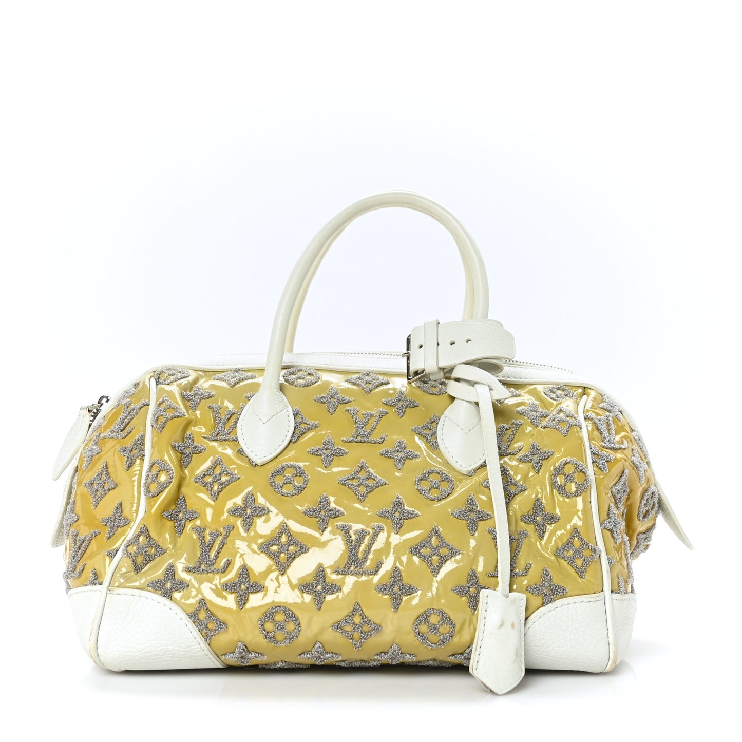 Monogram Bouclettes Speedy Round Perle
