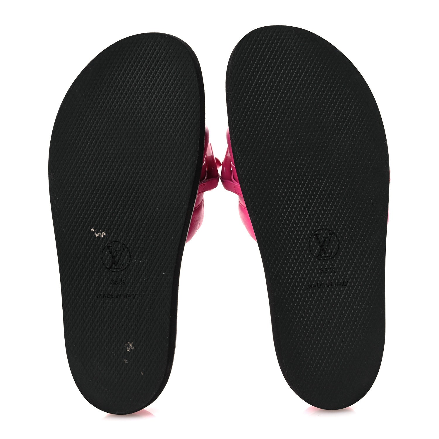 Louis Vuitton Calfskin Embossed Monogram Sunset Flat Comfort Mule 38.5 Rose Pop 7 of 13