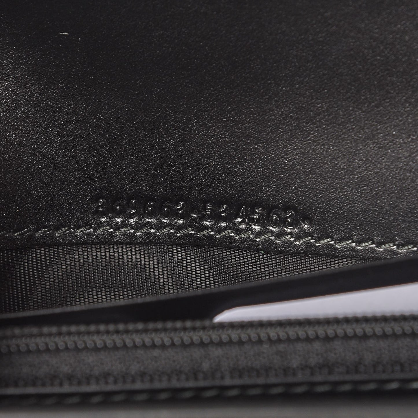 Guccissima Signature Icon Continental Wallet Black