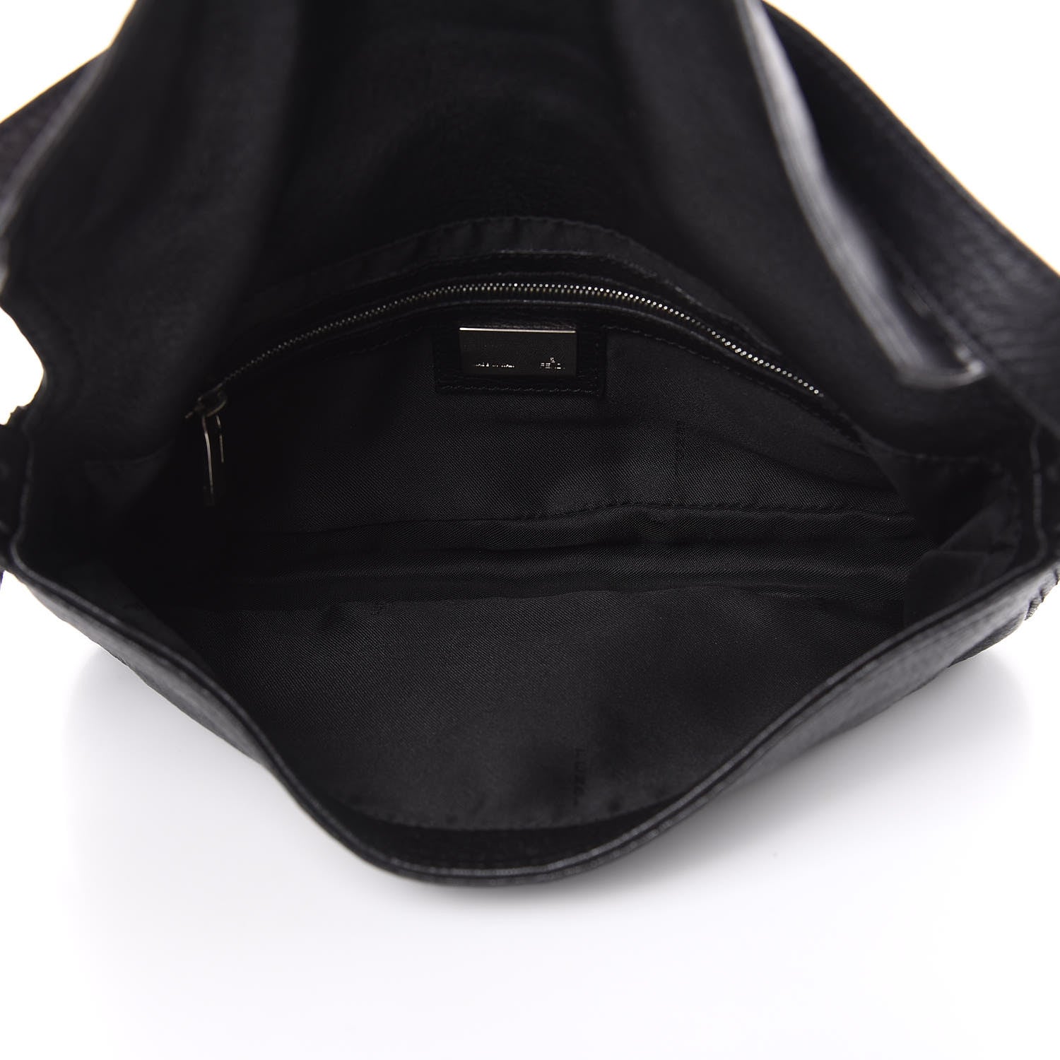 Fendi Nappa Elefante Baguette Black 5 of 12