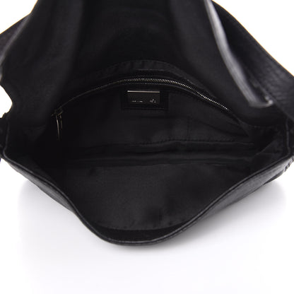 Fendi Nappa Elefante Baguette Black 5 of 12