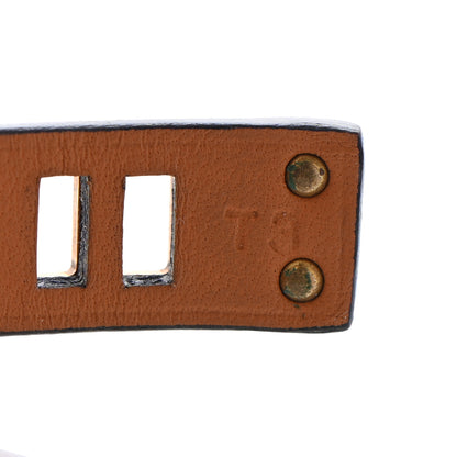 Hermes Swift Mini Dog Clous Ronds Bracelet T3 Bleu Brighton 5 of 7