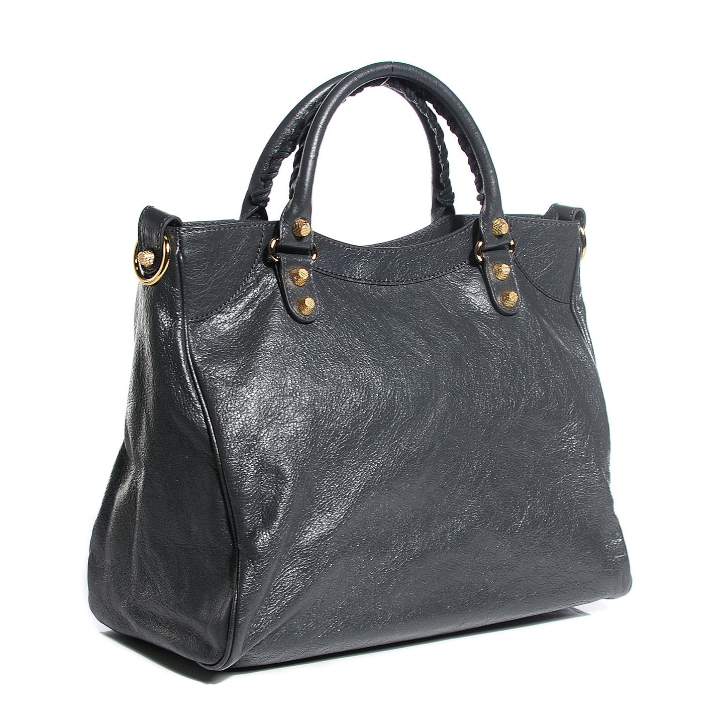 Agneau Giant 12 Gold Hardware Velo Gris Fossile Anthracite