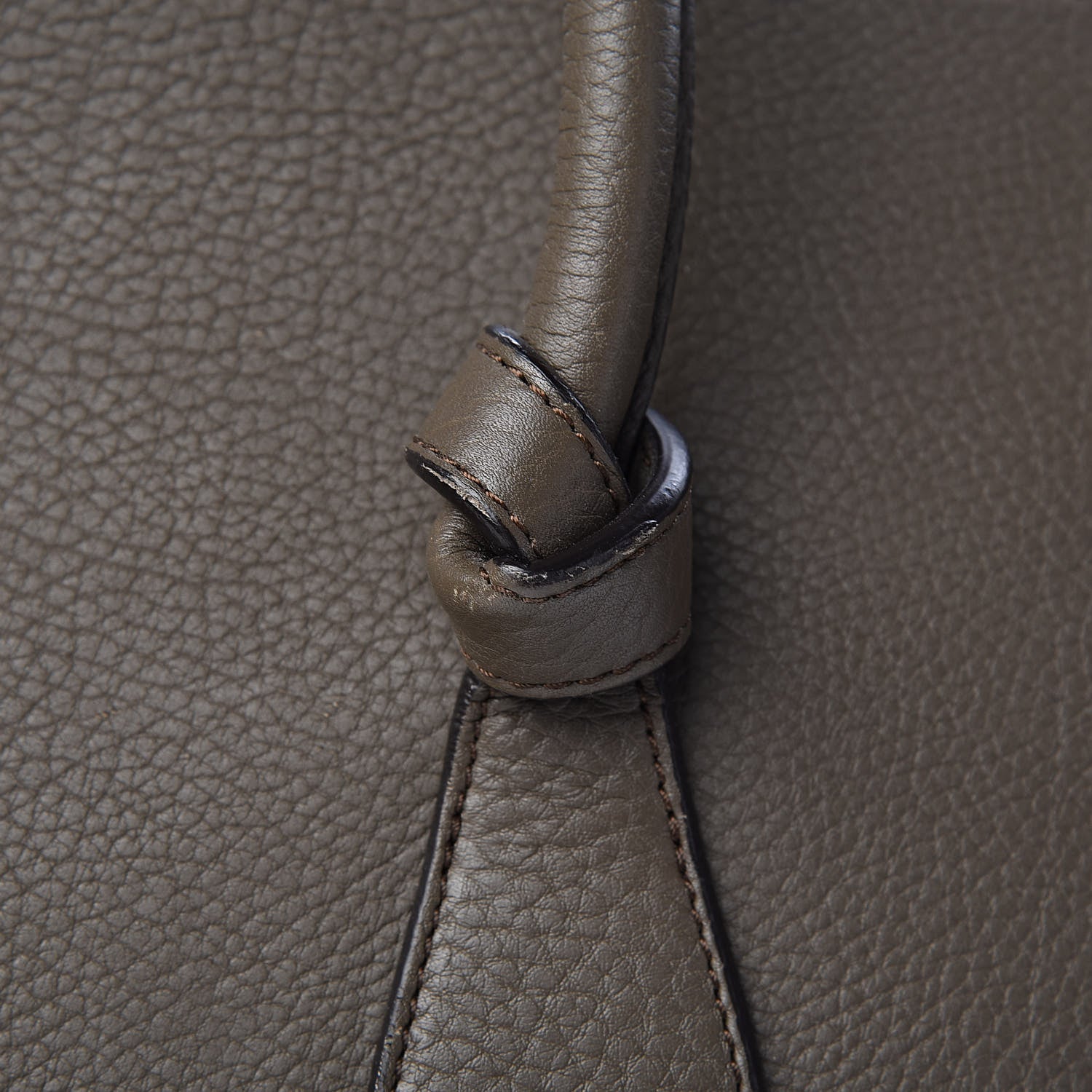 Celine Crisped Calfskin Large Tie Knot Tote Grey 13 of 19