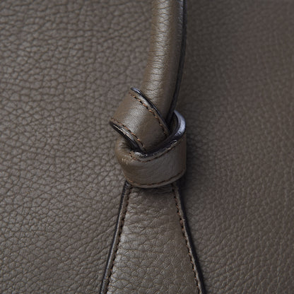 Celine Crisped Calfskin Large Tie Knot Tote Grey 13 of 19